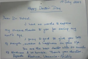 Retinal Disorder Testimonial
